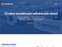 Tablet Screenshot of mediworx.sk